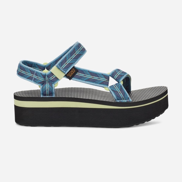 Hungary Teva Flatform Universal - Női Platform Szandál Kék - 813-LNVPS